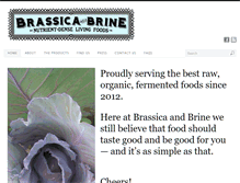 Tablet Screenshot of brassicaandbrine.com